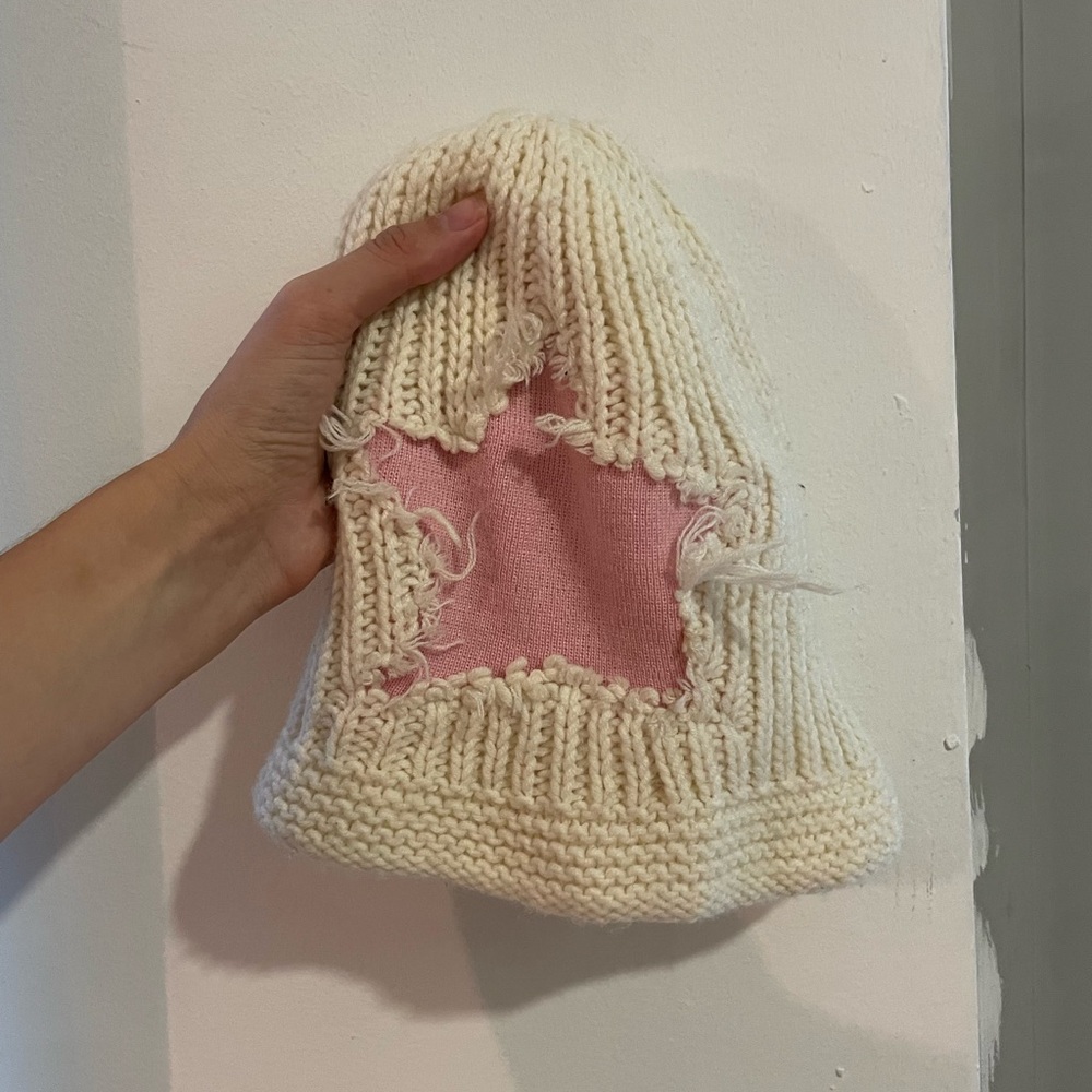 Knitted star cap